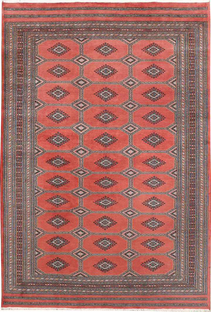 Salmon Jaldar 6' 9 x 10' - No. 47768 - ALRUG Rug Store
