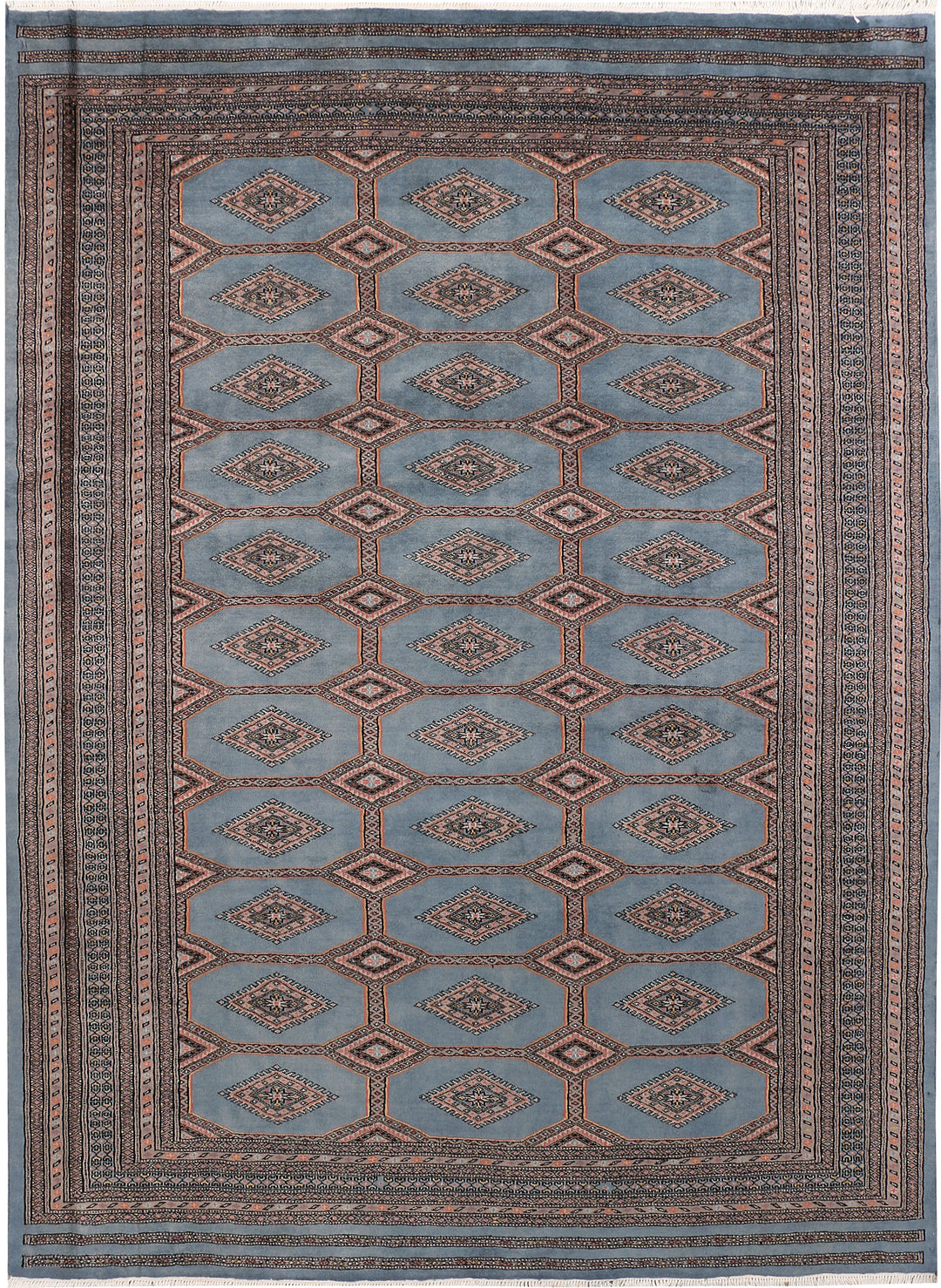 Light Slate Grey Jaldar 7' 1 x 9' 9 - No. 47769 - ALRUG Rug Store