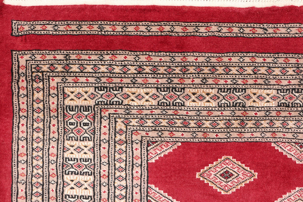 Dark Red Jaldar 6' 7 x 9' 9 - No. 47770 - ALRUG Rug Store