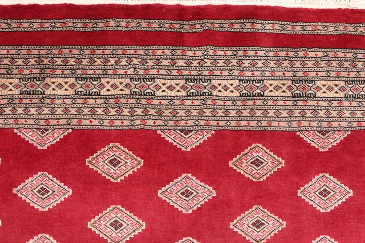 Dark Red Jaldar 6' 7 x 9' 9 - No. 47770 - ALRUG Rug Store