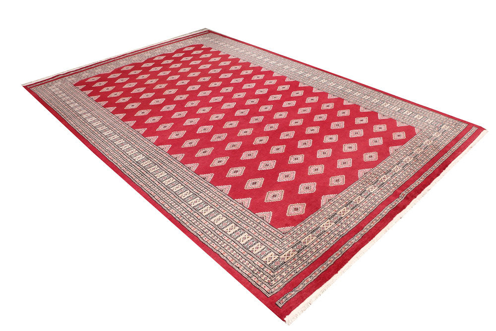 Dark Red Jaldar 6' 7 x 9' 9 - No. 47770 - ALRUG Rug Store