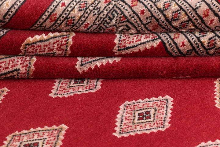 Dark Red Jaldar 6' 7 x 9' 9 - No. 47770 - ALRUG Rug Store