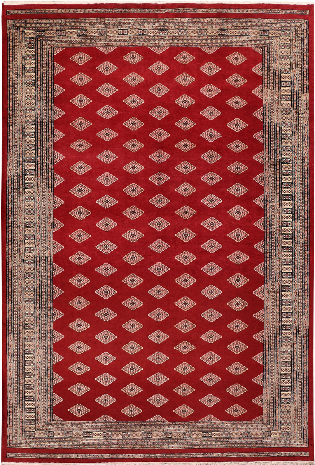 Dark Red Jaldar 6' 7 x 9' 9 - No. 47770 - ALRUG Rug Store