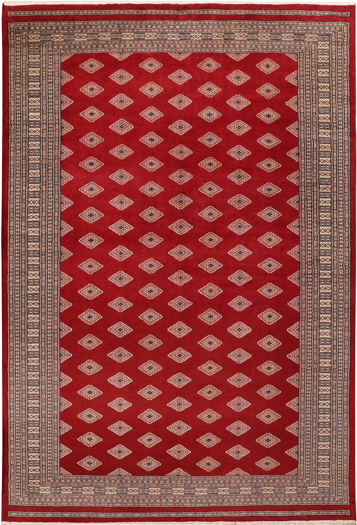 Dark Red Jaldar 6' 7 x 9' 9 - No. 47770 - ALRUG Rug Store