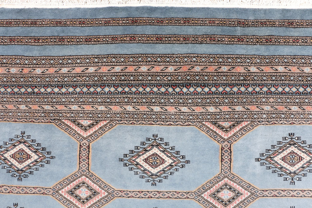 Light Slate Grey Jaldar 6' 7 x 9' 9 - No. 47773 - ALRUG Rug Store