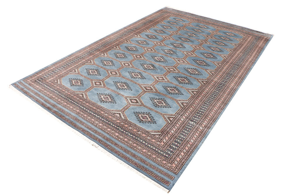 Light Slate Grey Jaldar 6' 7 x 10' 3 - No. 47775 - ALRUG Rug Store