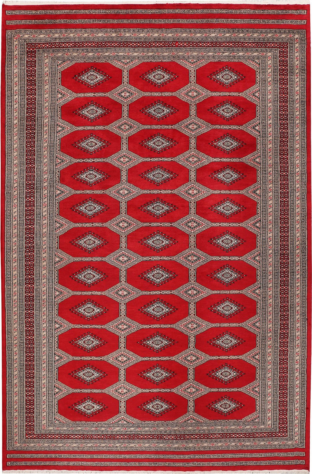 Firebrick Jaldar 6' 7 x 10' - No. 47776 - ALRUG Rug Store