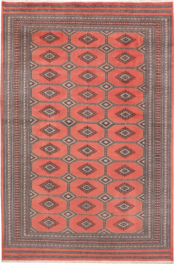 Salmon Jaldar 6' 8 x 10' 2 - No. 47777 - ALRUG Rug Store