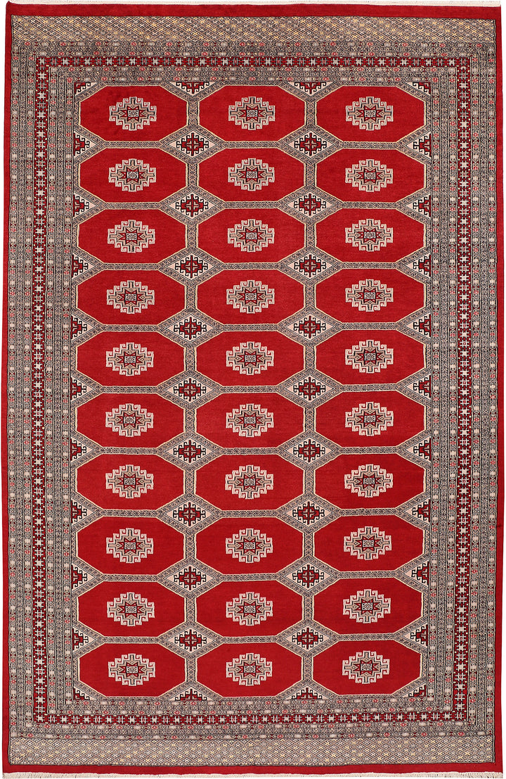 Firebrick Jaldar 6' 5 x 10' - No. 47778 - ALRUG Rug Store
