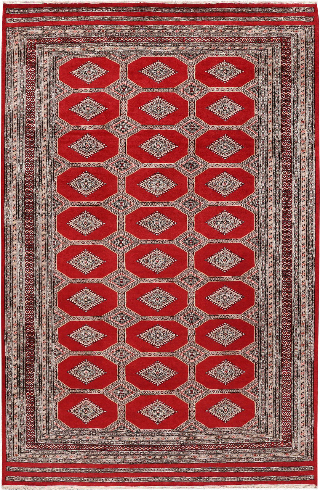 Firebrick Jaldar 6' 7 x 10' 3 - No. 47780 - ALRUG Rug Store