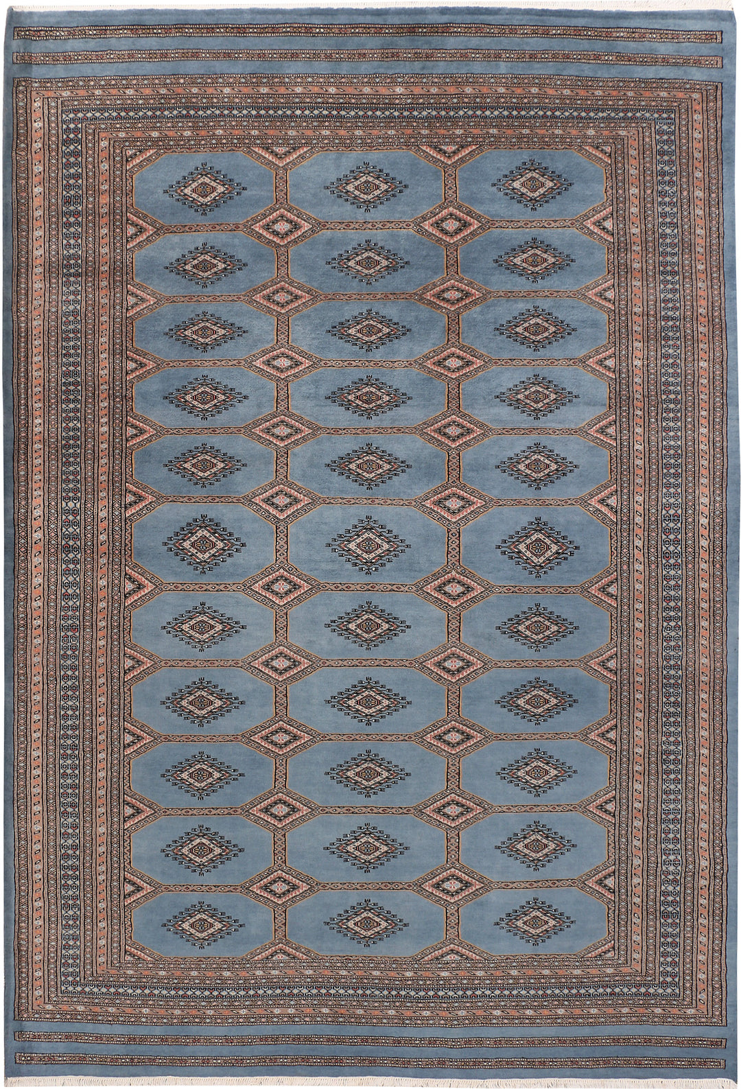 Light Slate Grey Jaldar 6' 9 x 10' - No. 47781 - ALRUG Rug Store