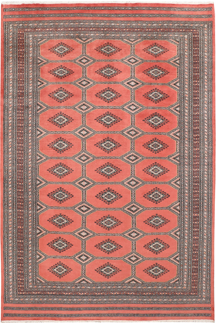 Salmon Jaldar 6'  7" x 9'  10" - No. QA69485