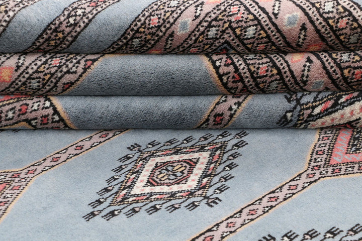 Light Slate Grey Jaldar 6'  6" x 10'  4" - No. QA71728