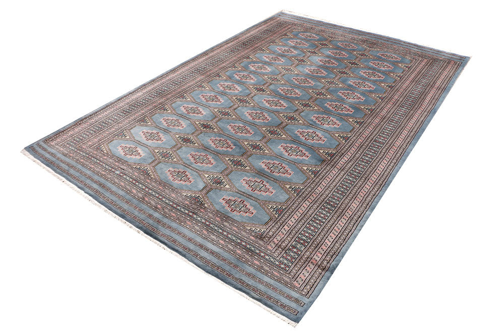 Light Slate Grey Jaldar 6' 8 x 10' 1 - No. 47786 - ALRUG Rug Store