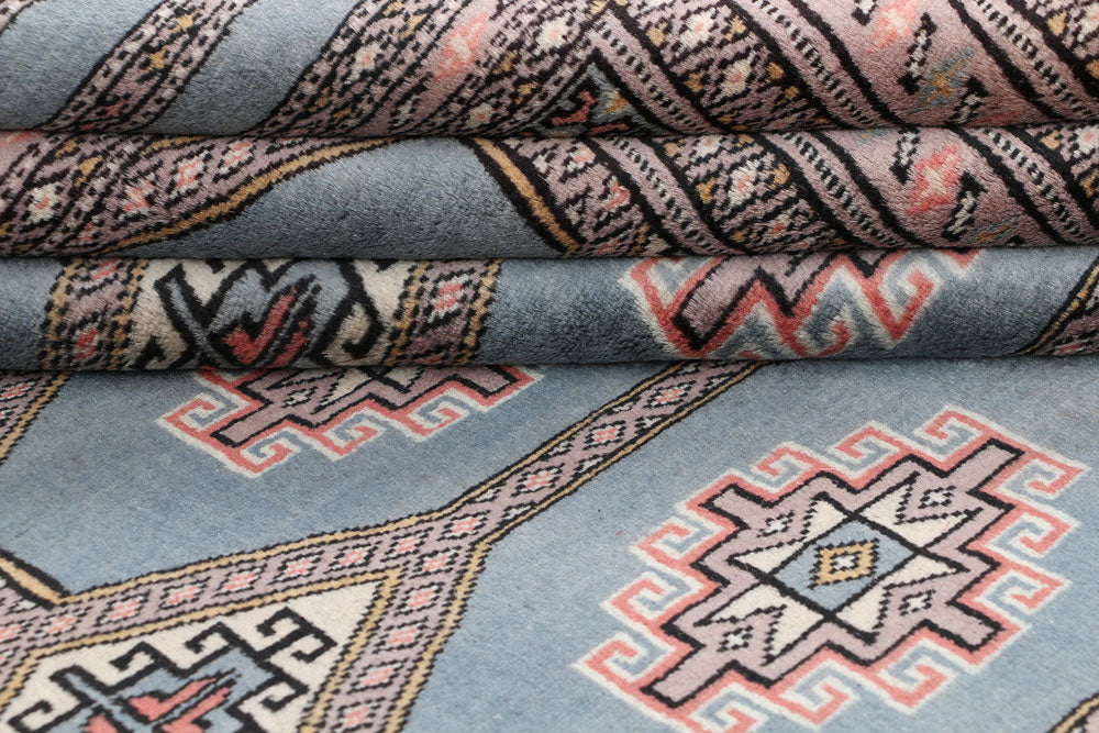 Light Slate Grey Jaldar 6' 8 x 10' 1 - No. 47786 - ALRUG Rug Store