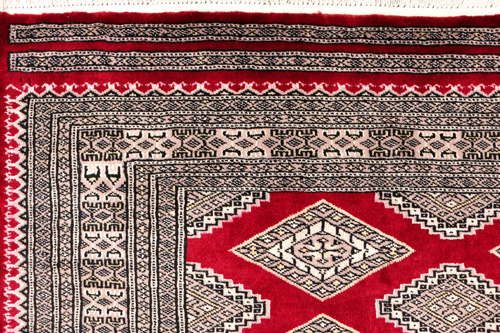 Dark Red Jaldar 5' 7 x 8' 3 - No. 47787 - ALRUG Rug Store