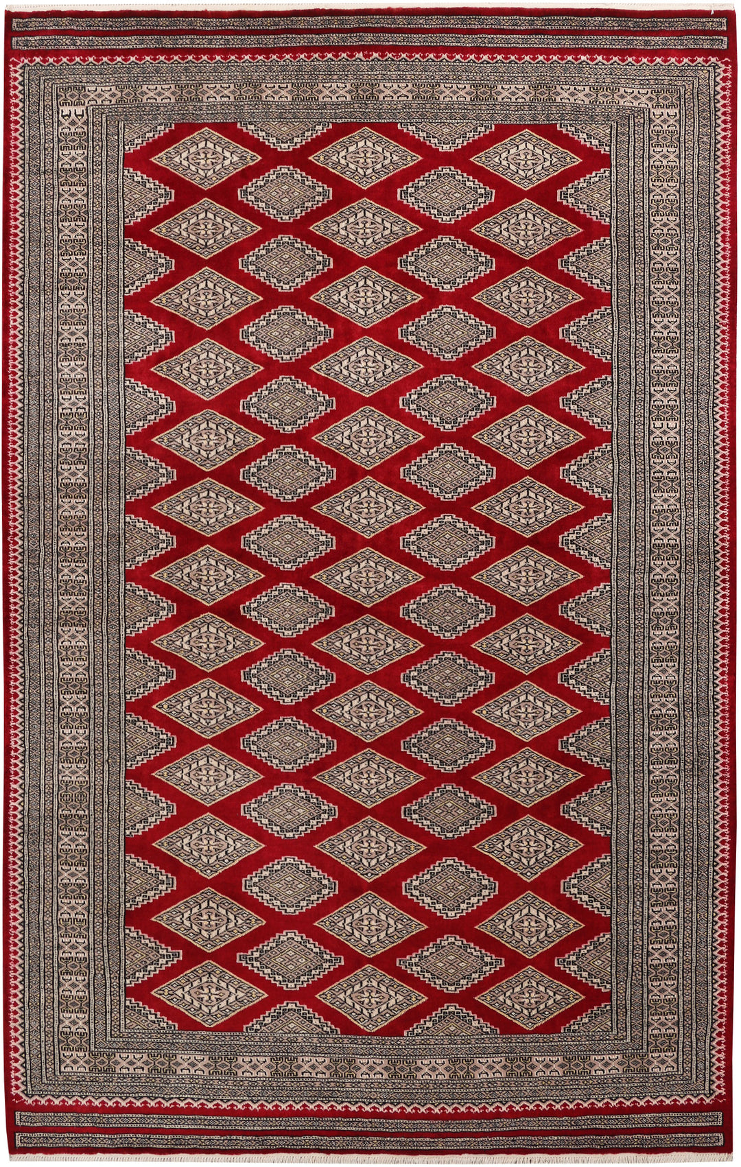 Dark Red Jaldar 5' 7 x 8' 3 - No. 47787 - ALRUG Rug Store