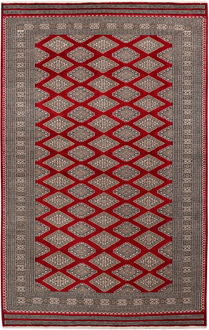 Dark Red Jaldar 5' 7 x 8' 3 - No. 47787 - ALRUG Rug Store