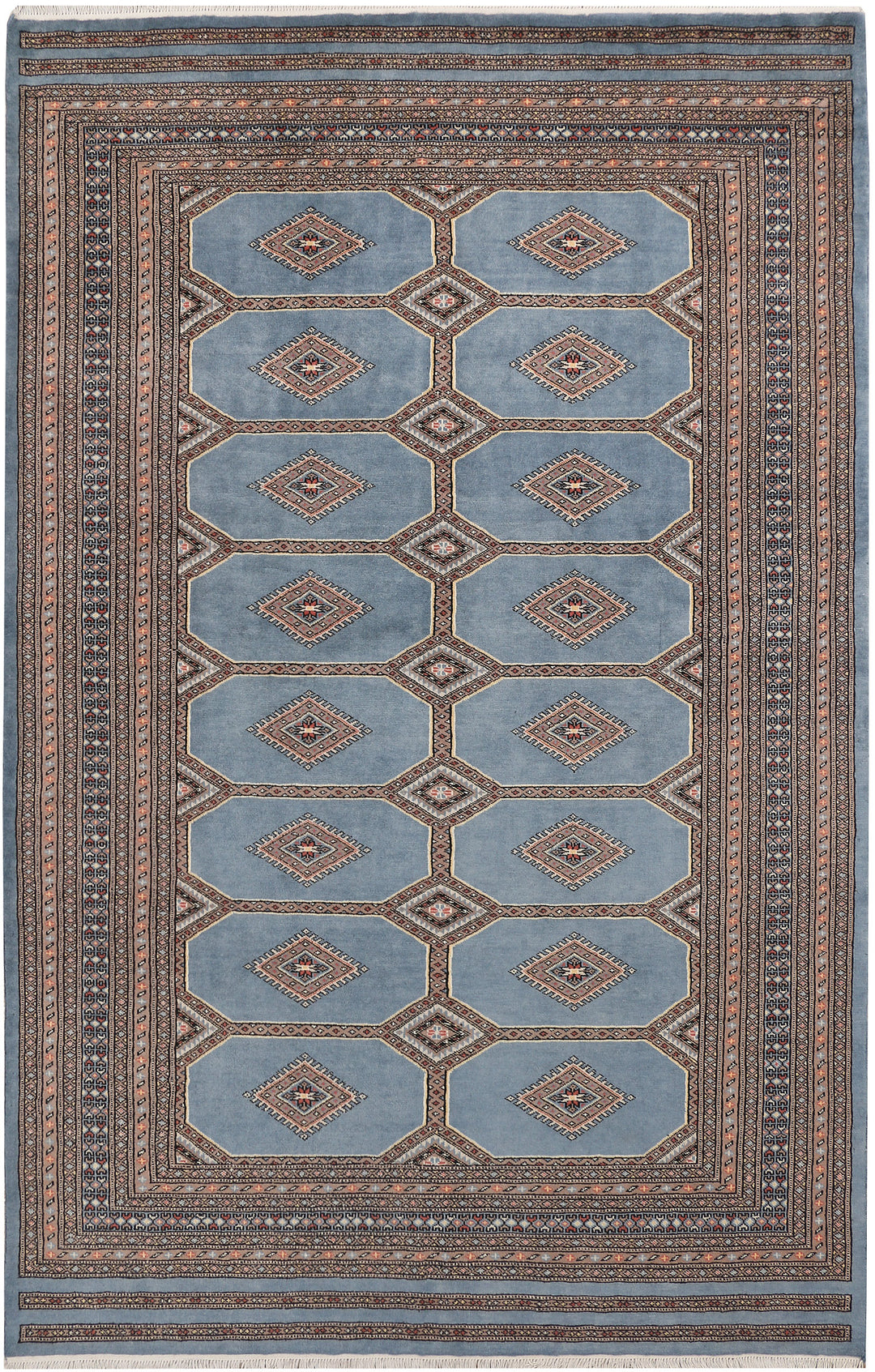Light Slate Grey Jaldar 5' 8 x 8' 9 - No. 47788 - ALRUG Rug Store