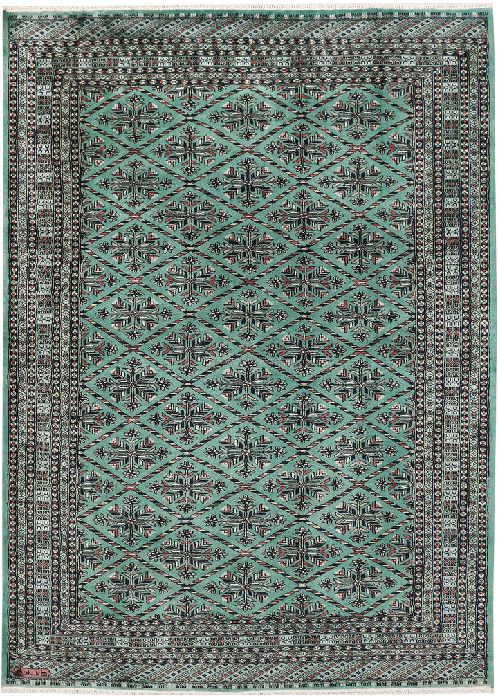 Sea Green Butterfly 5' 9 x 7' 11 - No. 47789 - ALRUG Rug Store