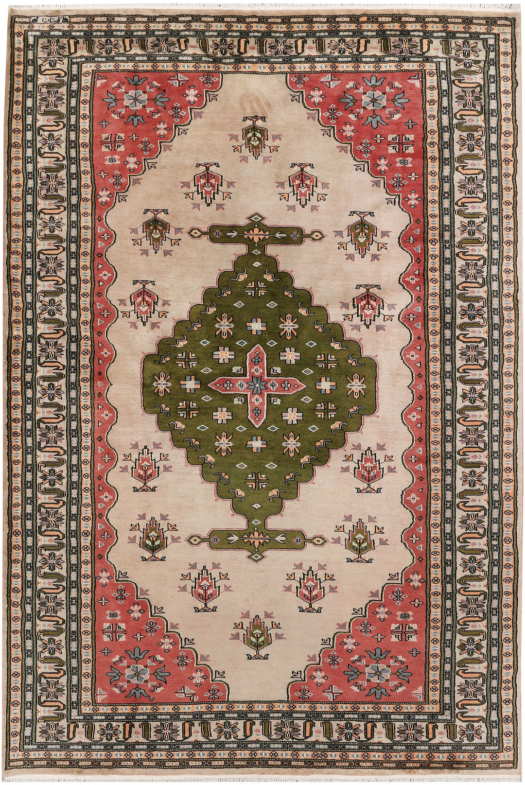 Tan Caucasian 5' 8 x 8' 5 - No. 47791 - ALRUG Rug Store