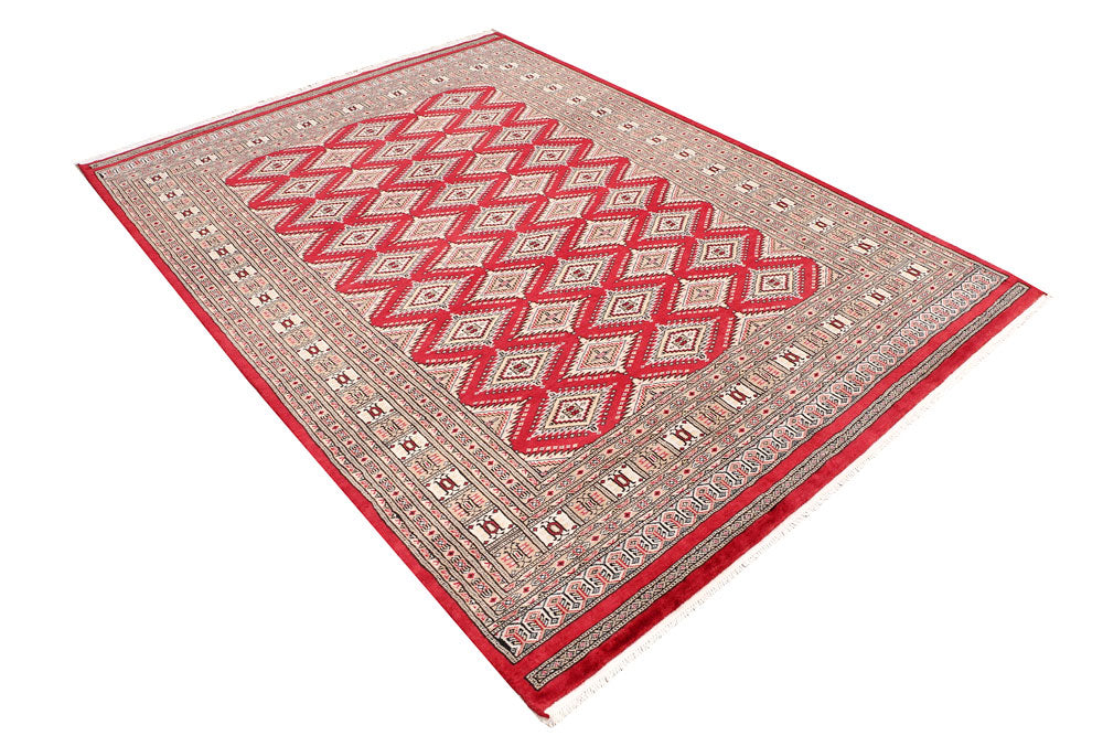 Dark Red Jaldar 5' 6 x 7' 8 - No. 47794 - ALRUG Rug Store