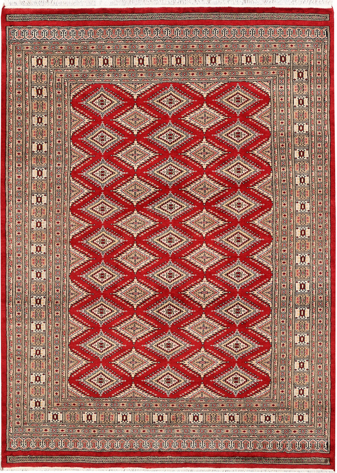 Dark Red Jaldar 5' 6 x 7' 8 - No. 47794 - ALRUG Rug Store