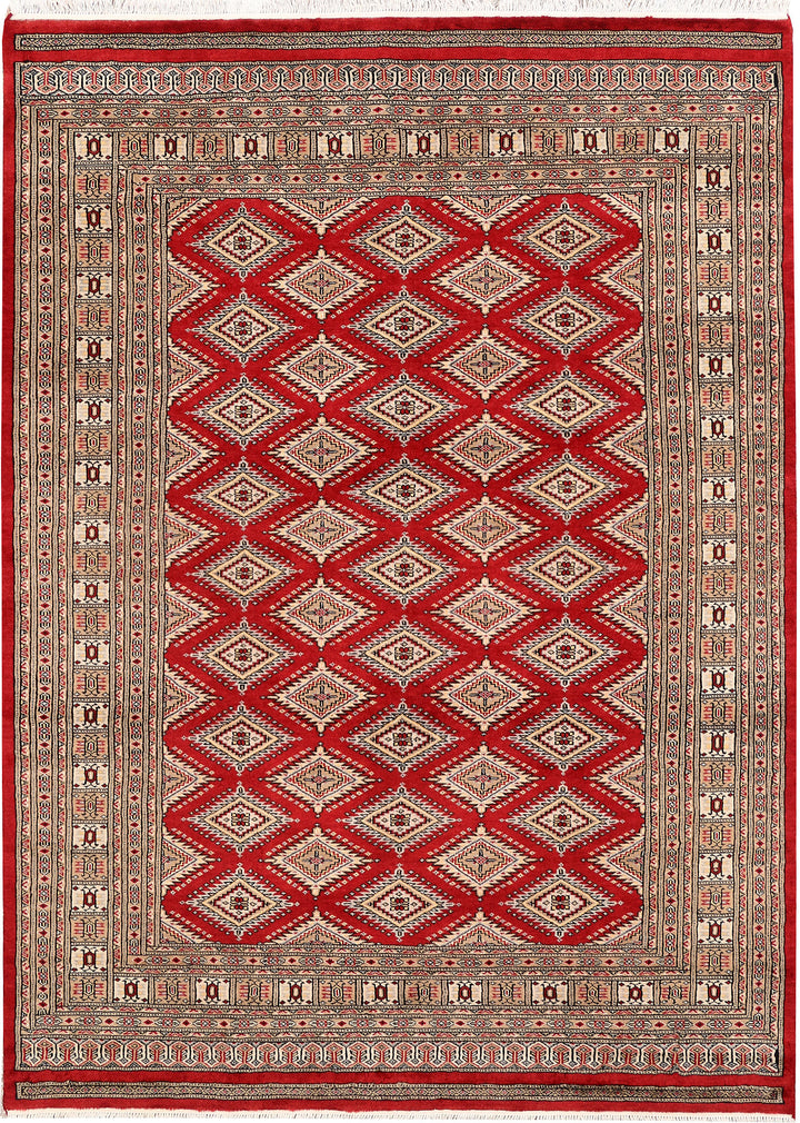 Dark Red Jaldar 5' 6 x 7' 8 - No. 47794 - ALRUG Rug Store