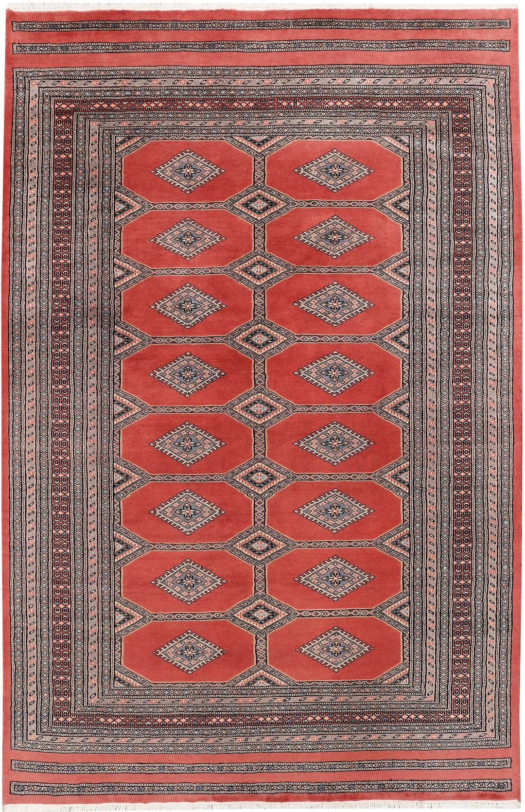 Indian Red Jaldar 5' 7 x 8' 6 - No. 47801 - ALRUG Rug Store