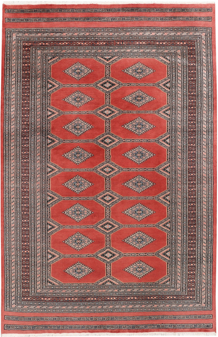Indian Red Jaldar 5' 7 x 8' 6 - No. 47801 - ALRUG Rug Store