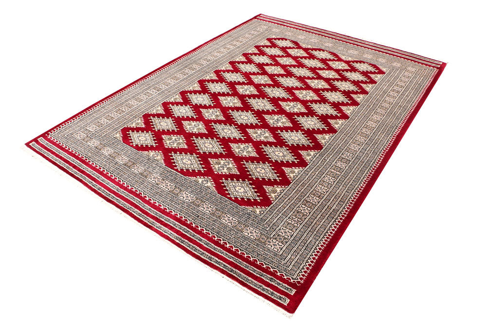 Dark Red Jaldar 5' 8 x 7' 11 - No. 47802 - ALRUG Rug Store