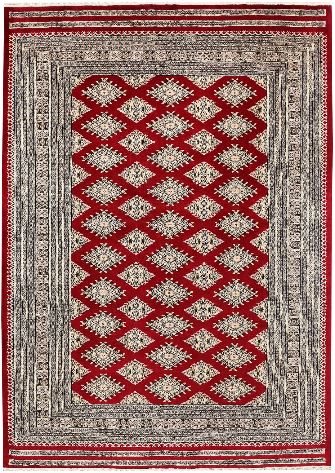 Dark Red Jaldar 5' 8 x 7' 11 - No. 47802 - ALRUG Rug Store