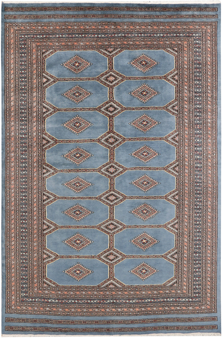 Light Slate Grey Jaldar 5' 8 x 8' 6 - No. 47803 - ALRUG Rug Store