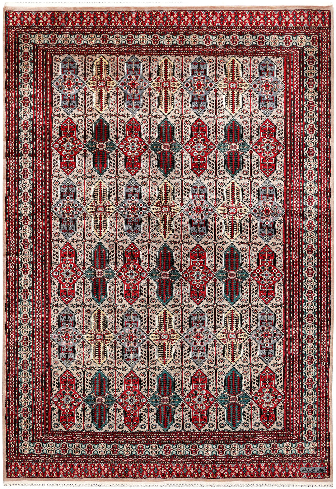 Bisque Caucasian 5' 5 x 7' 10 - No. 47809 - ALRUG Rug Store