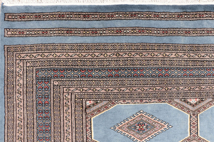 Light Slate Grey Jaldar 5'  6" x 7'  10" - No. QA95045