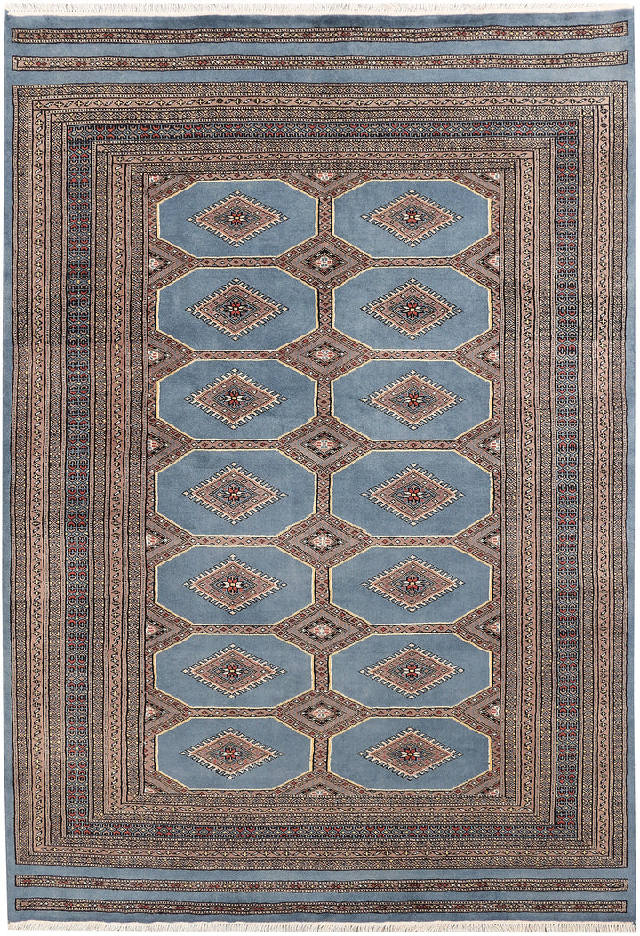 Light Slate Grey Jaldar 5' 6 x 7' 10 - No. 47819 - ALRUG Rug Store