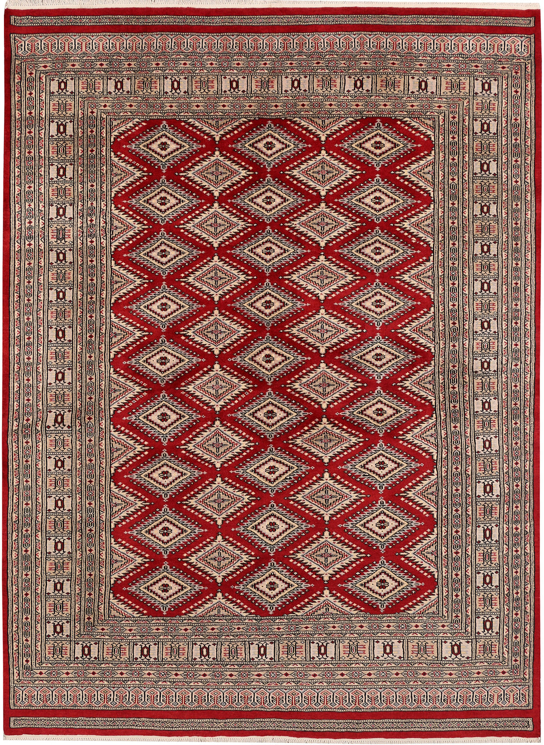 Dark Red Jaldar 5' 7 x 7' 6 - No. 47822 - ALRUG Rug Store