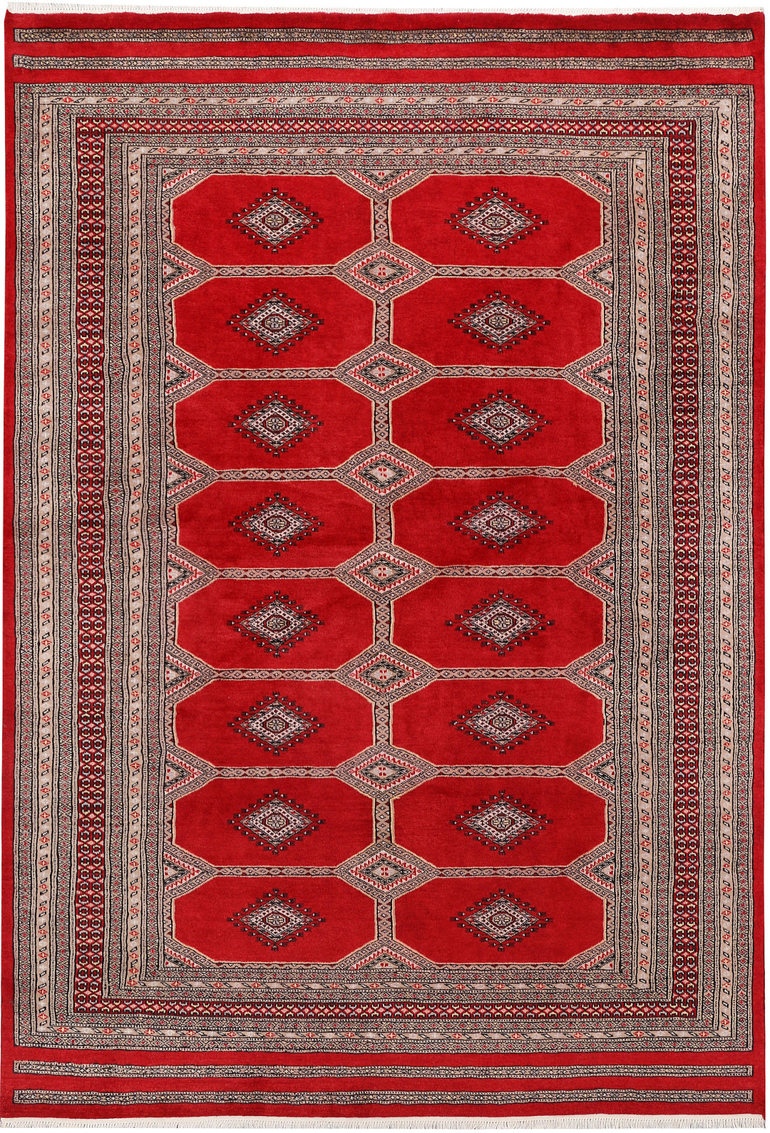 Firebrick Jaldar 5' 6 x 8' - No. 47824 - ALRUG Rug Store