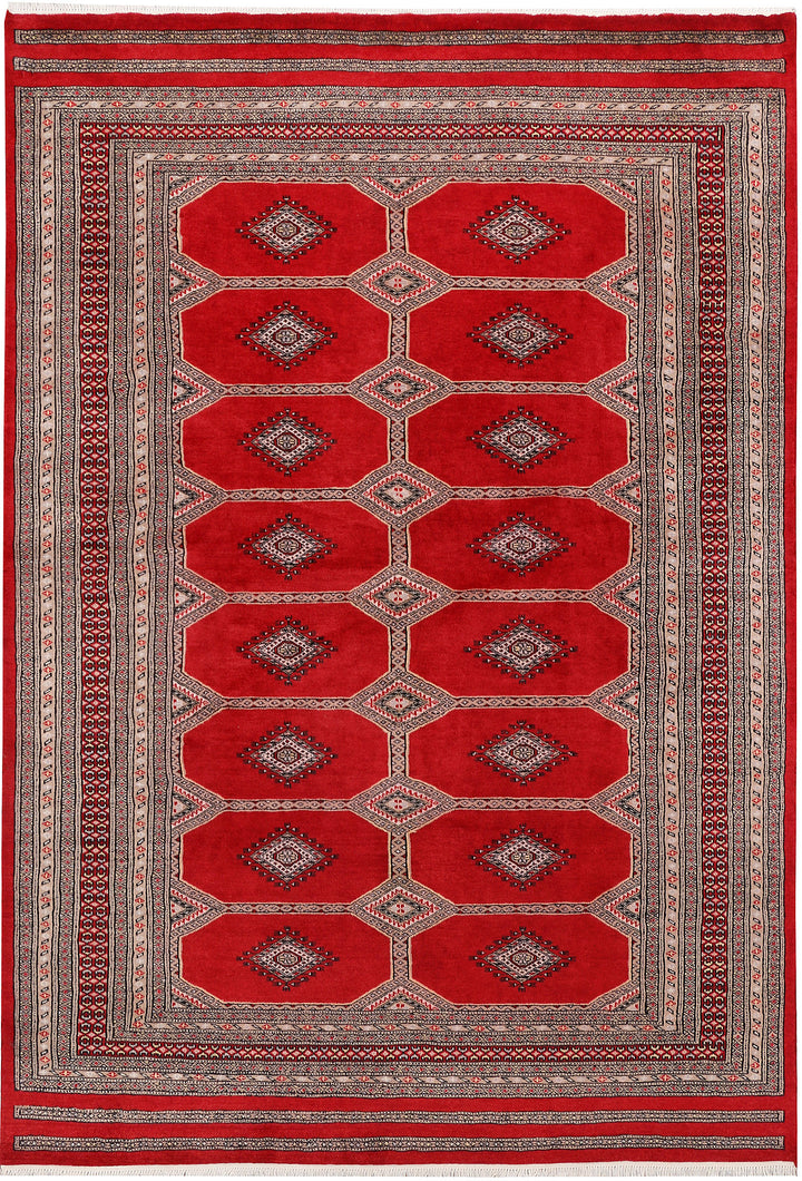 Firebrick Jaldar 5' 6 x 8' - No. 47824 - ALRUG Rug Store
