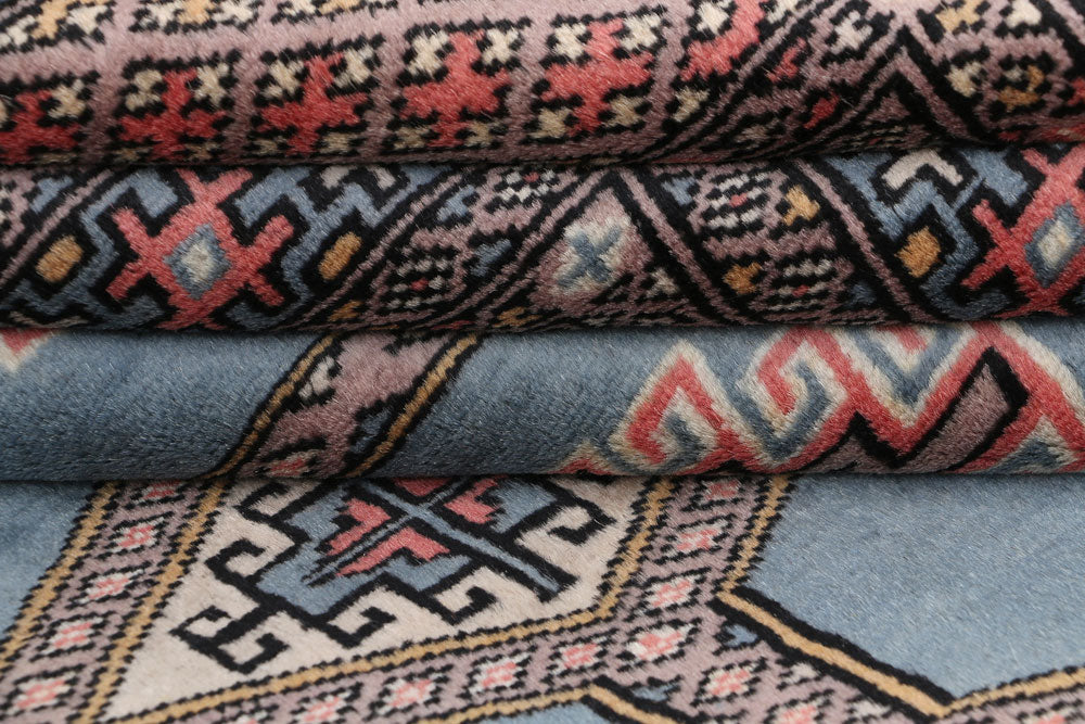 Steel Blue Jaldar 5' 5 x 8' - No. 47826 - ALRUG Rug Store