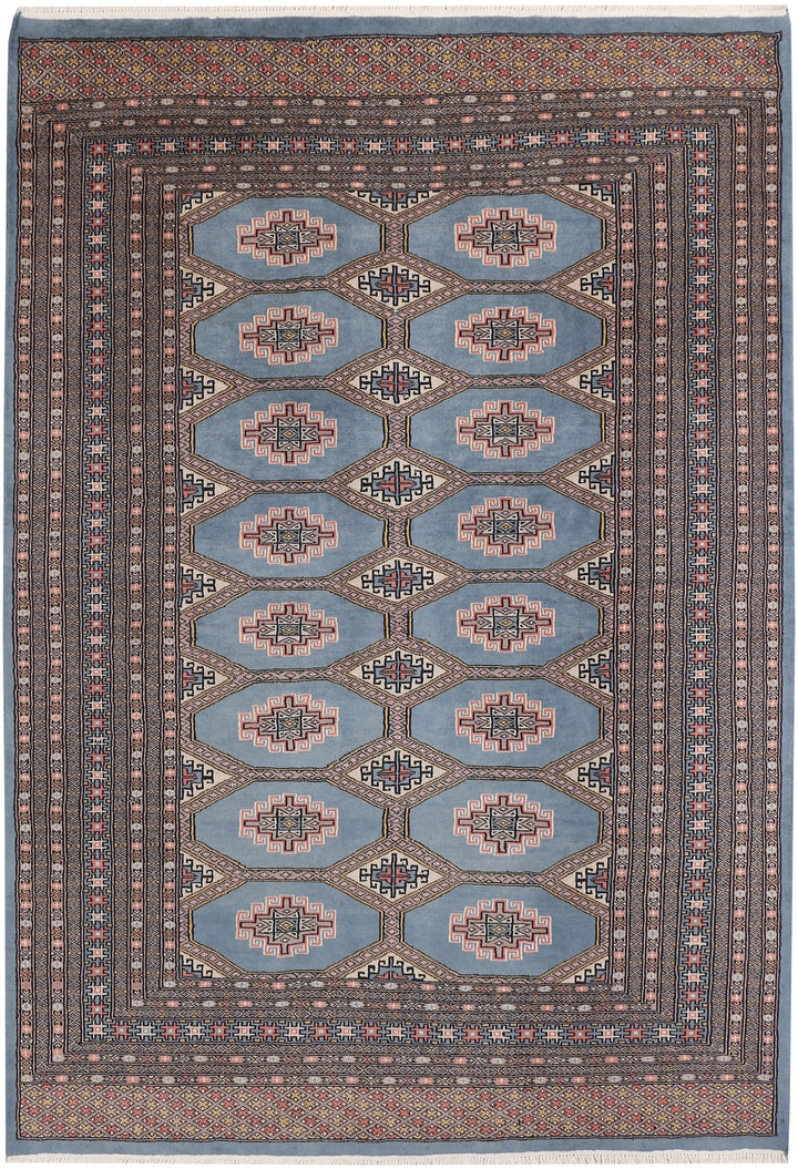 Steel Blue Jaldar 5' 5 x 8' - No. 47826 - ALRUG Rug Store