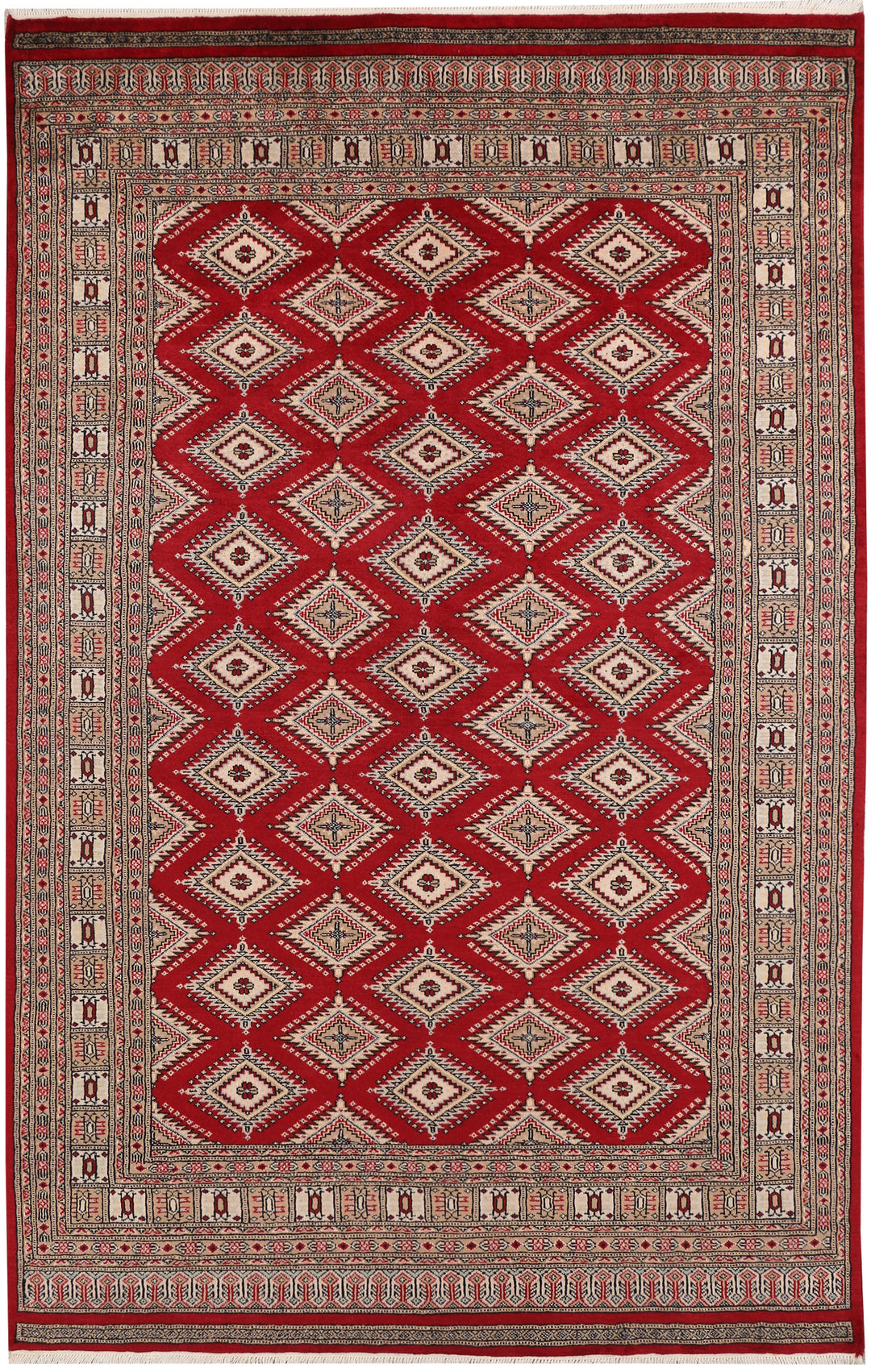 Dark Red Jaldar 5' 5 x 8' 7 - No. 47832 - ALRUG Rug Store