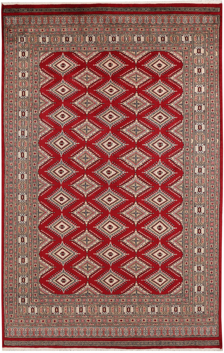 Dark Red Jaldar 5' 5 x 8' 7 - No. 47832 - ALRUG Rug Store