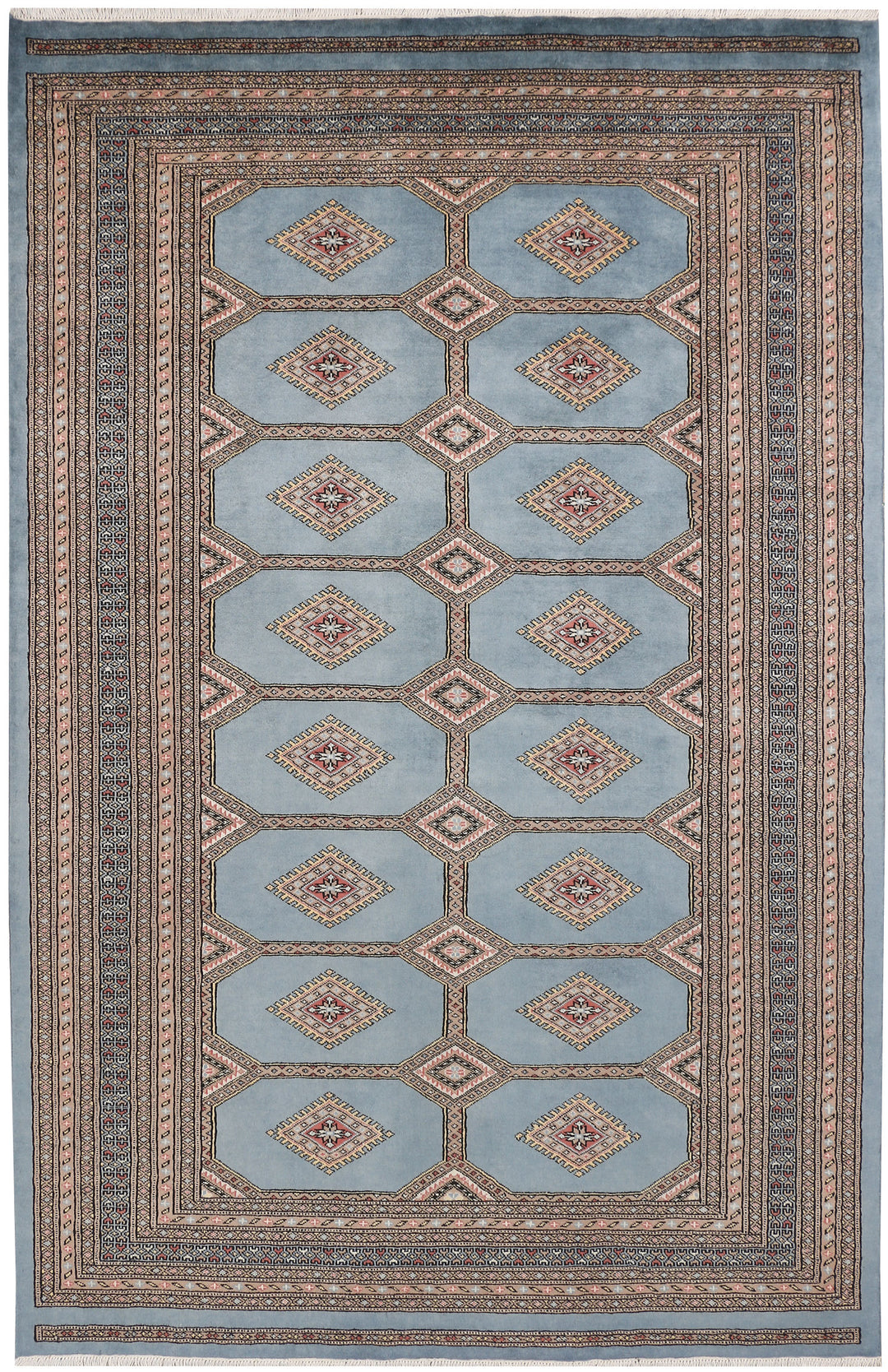 Light Slate Grey Jaldar 5' 7 x 8' 7 - No. 47853 - ALRUG Rug Store