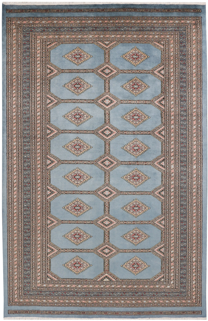 Light Slate Grey Jaldar 5'  7" x 8'  7" - No. QA91278