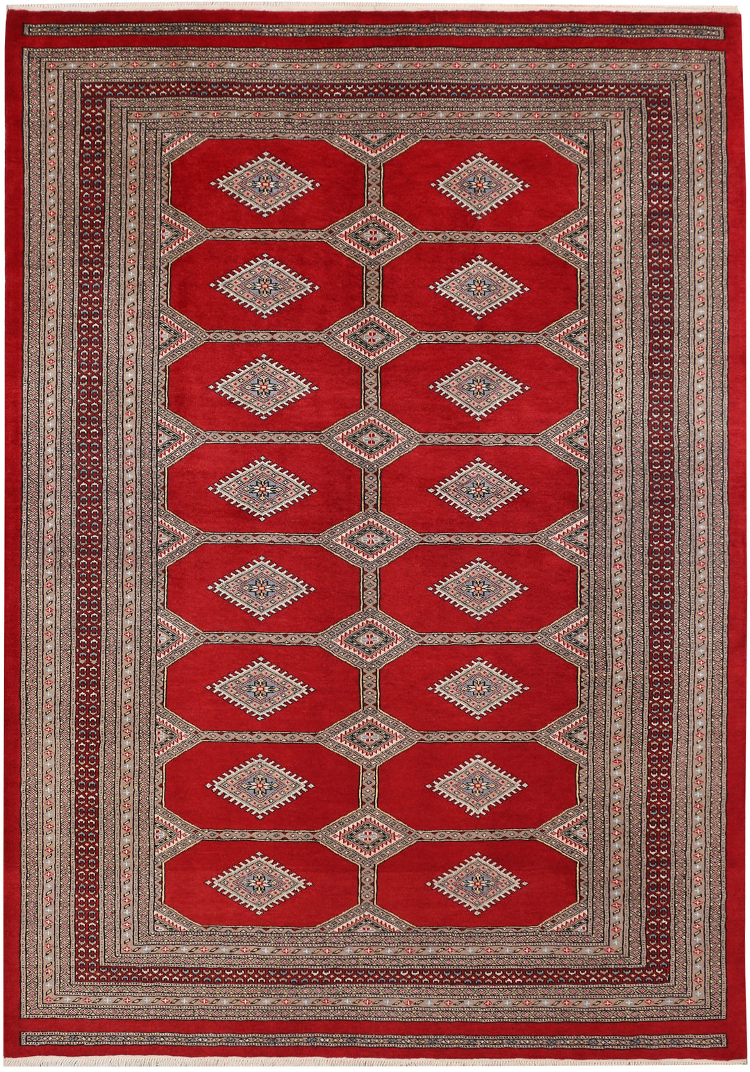 Dark Red Jaldar 5' 7 x 8' - No. 47856 - ALRUG Rug Store