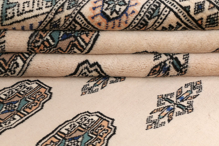 Bisque Bokhara 5' 9 x 8' 2 - No. 47858 - ALRUG Rug Store