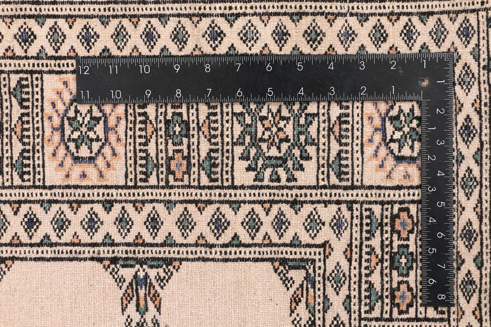 Bisque Bokhara 5' 9 x 8' 2 - No. 47858 - ALRUG Rug Store