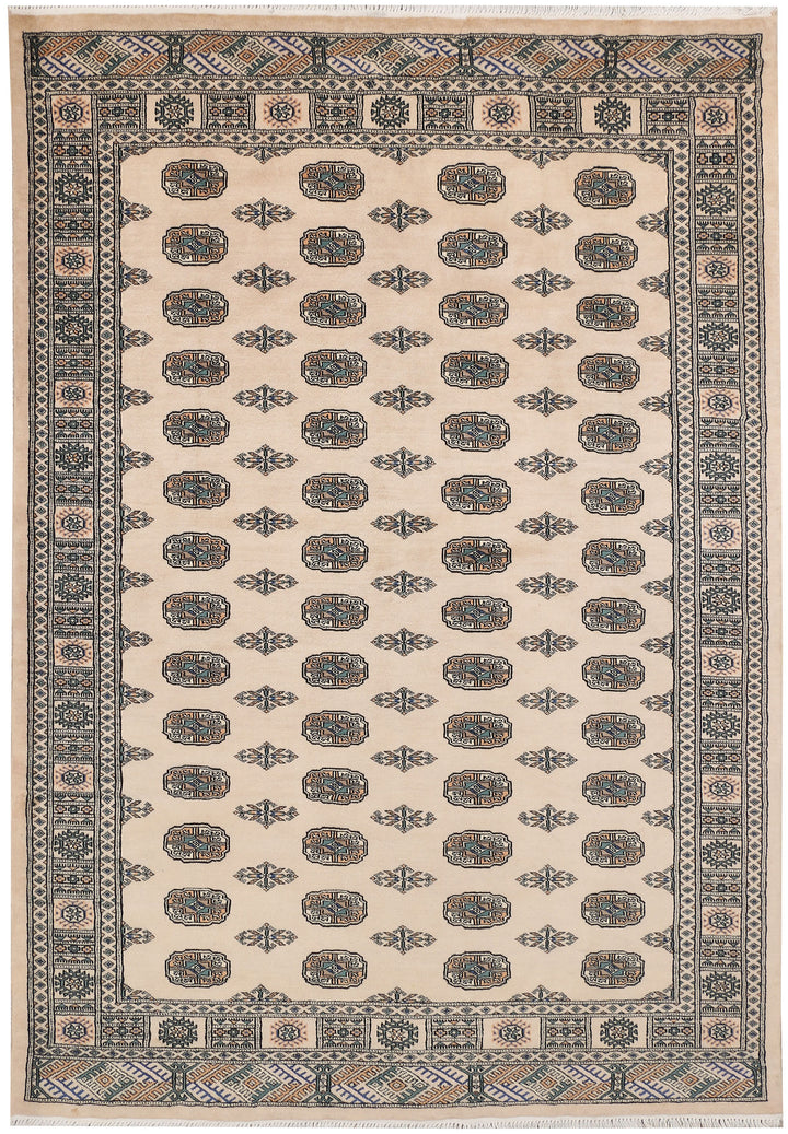 Bisque Bokhara 5' 9 x 8' 2 - No. 47858 - ALRUG Rug Store