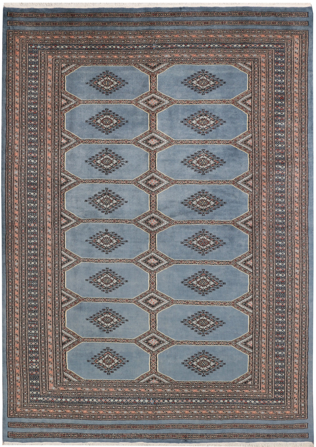 Light Slate Grey Jaldar 5' 6 x 7' 9 - No. 47860 - ALRUG Rug Store